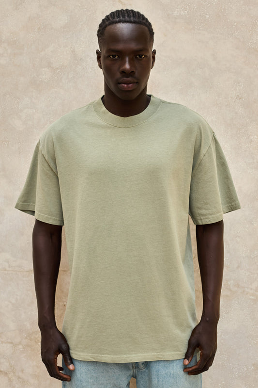 Heavy Faded Tee-Faded-Eucalyptus