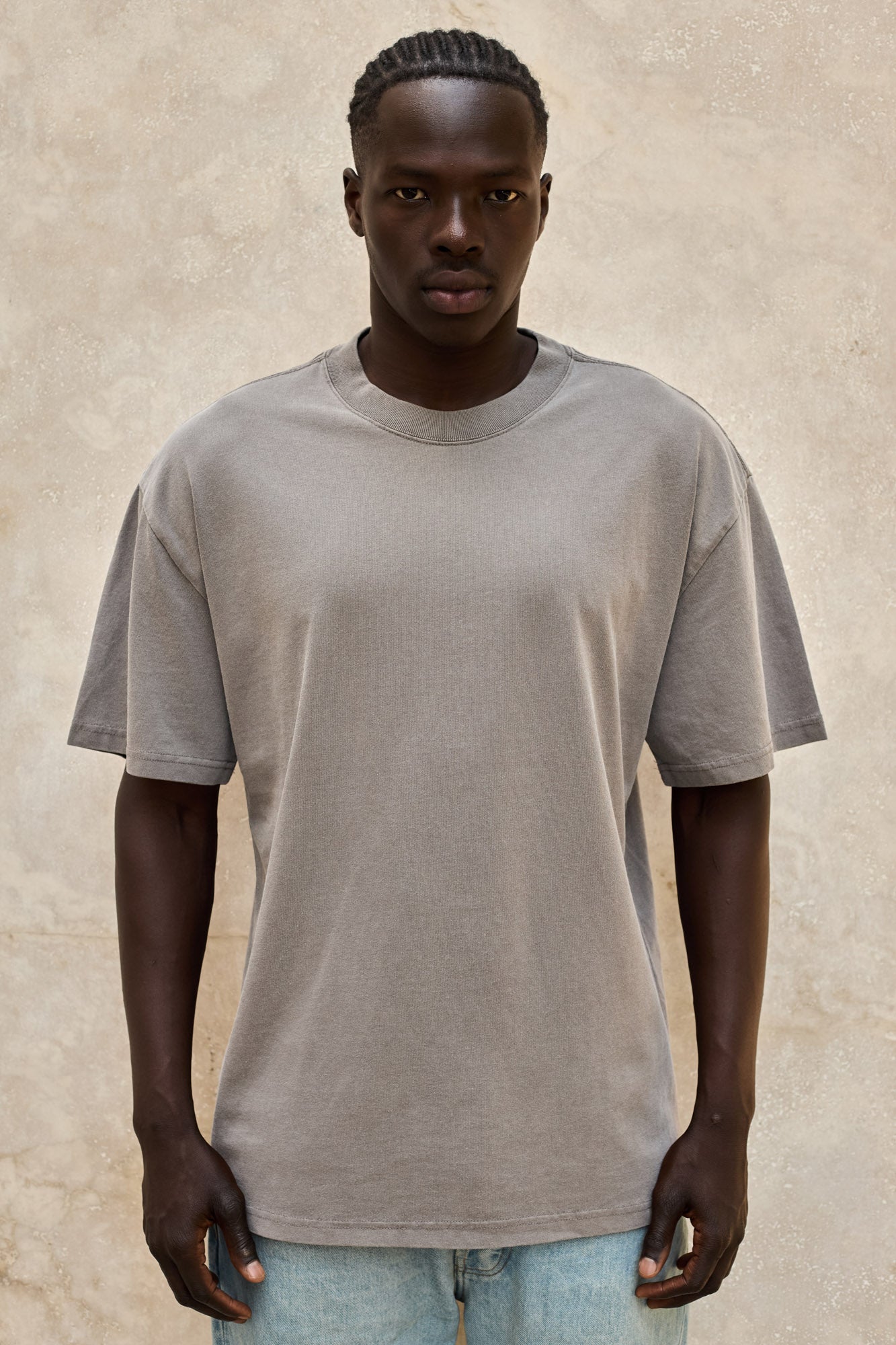 Heavy Faded Tee-Faded-Grey