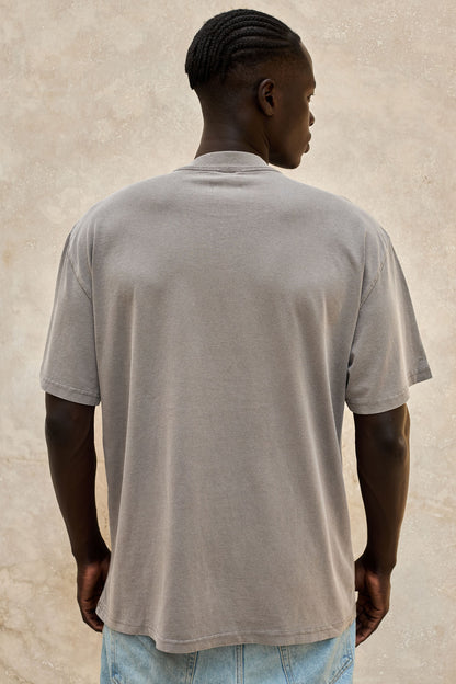 Heavy Faded Tee-Faded-Grey