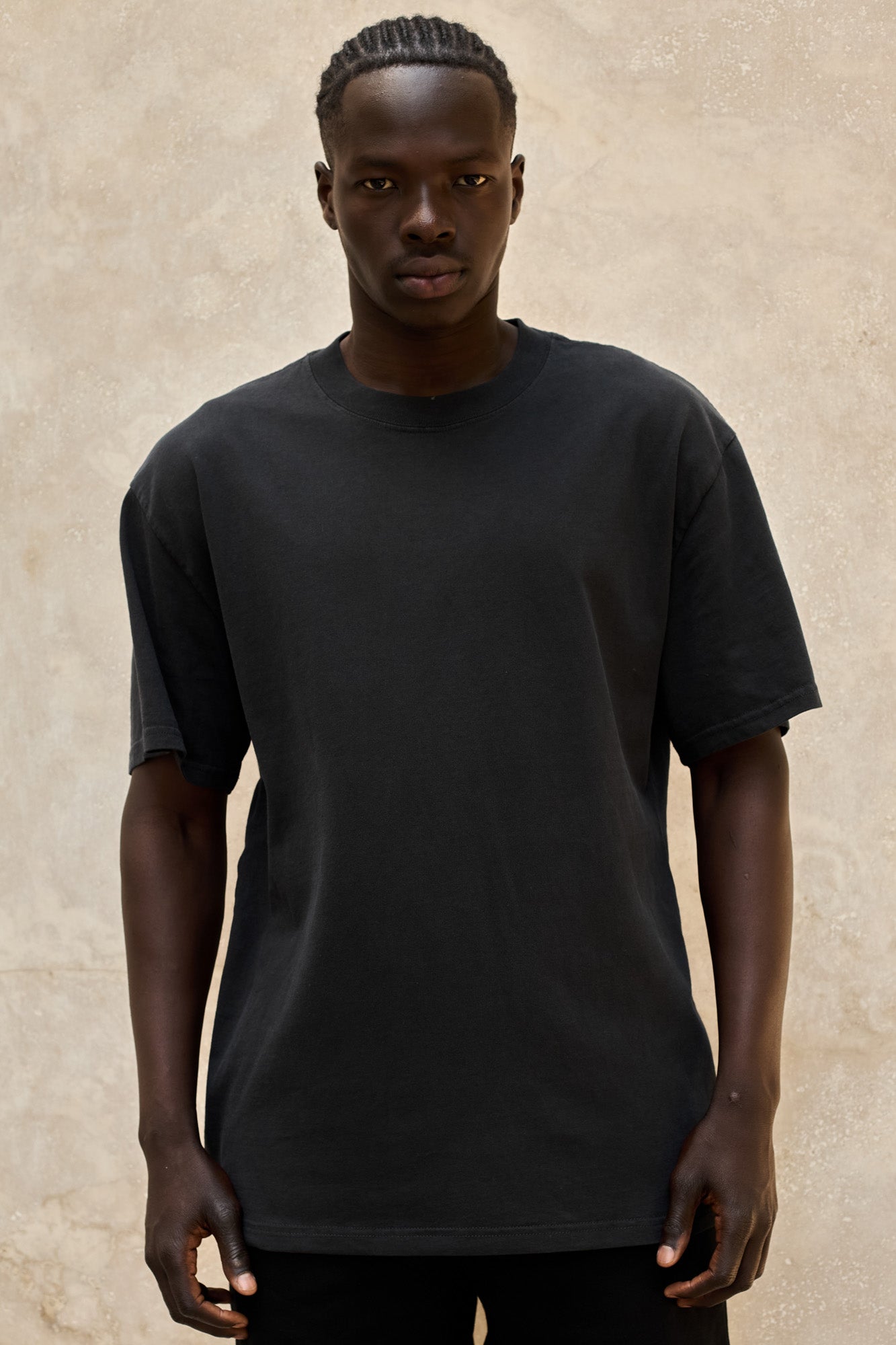 Heavy Faded Tee-Faded-Black